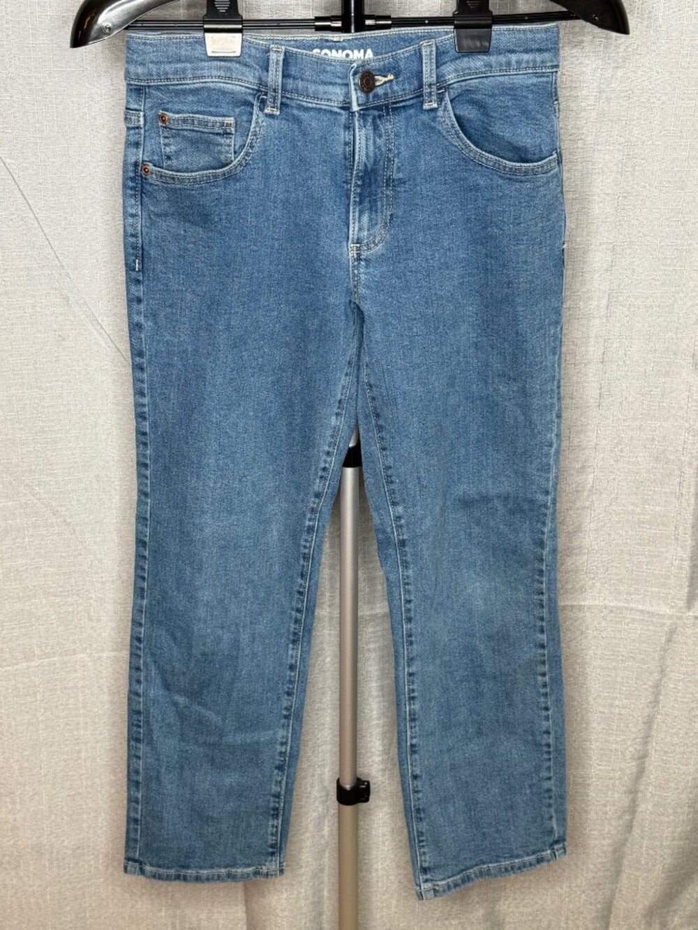 Sonoma - Boy's 5 Pocket Straight Leg Adjustable Jeans - Size 12 Husky